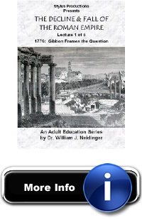 THE DECLINE FALL OF THE ROMAN EMPIRE. LECTURE 1 OF 6. 1776 GIBBON FRAMES THE QUESTION For